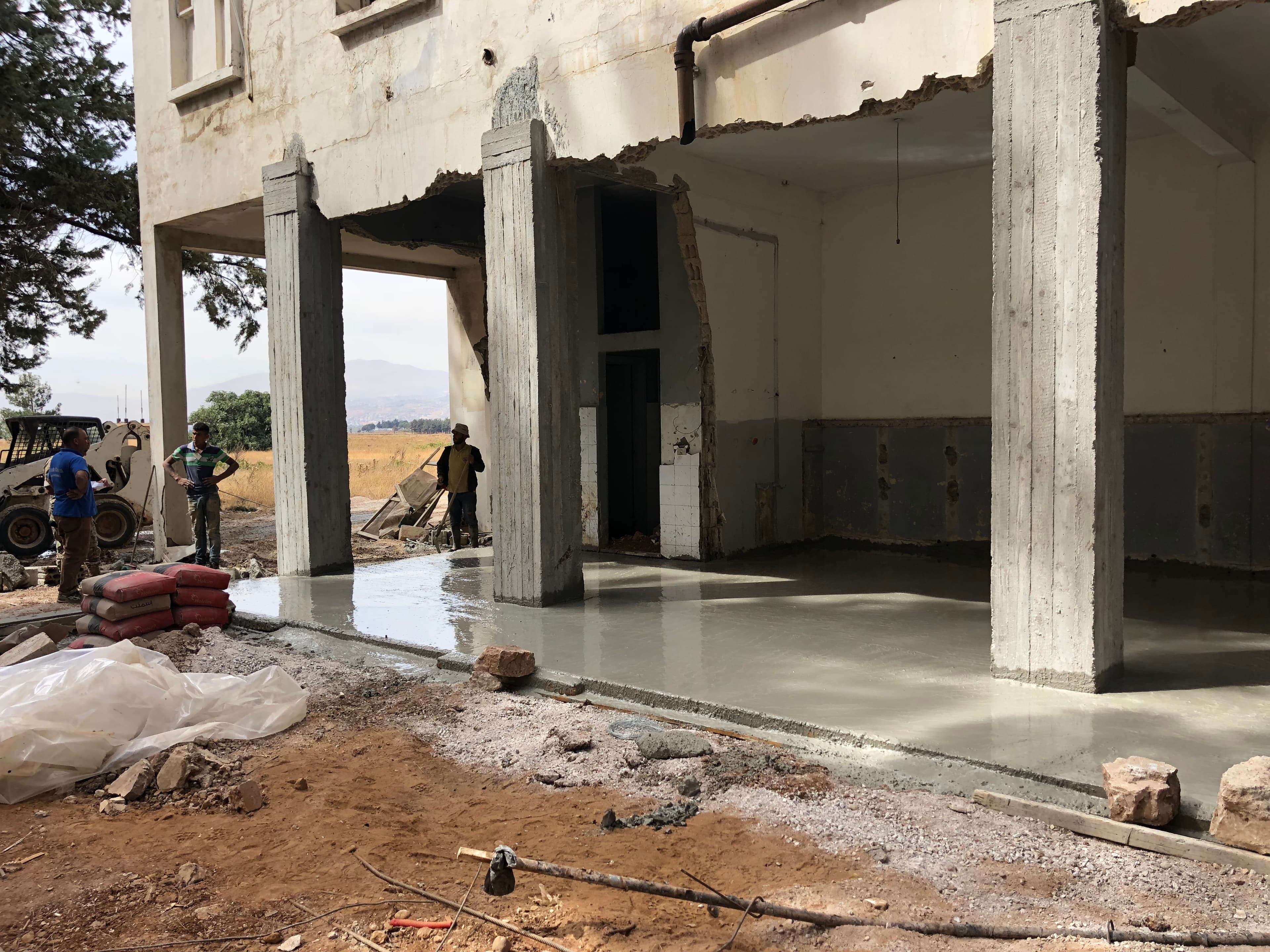 Structural Rehabilitation works for the Ammunition Building in Riak Airbase – Bekaa Lebanon