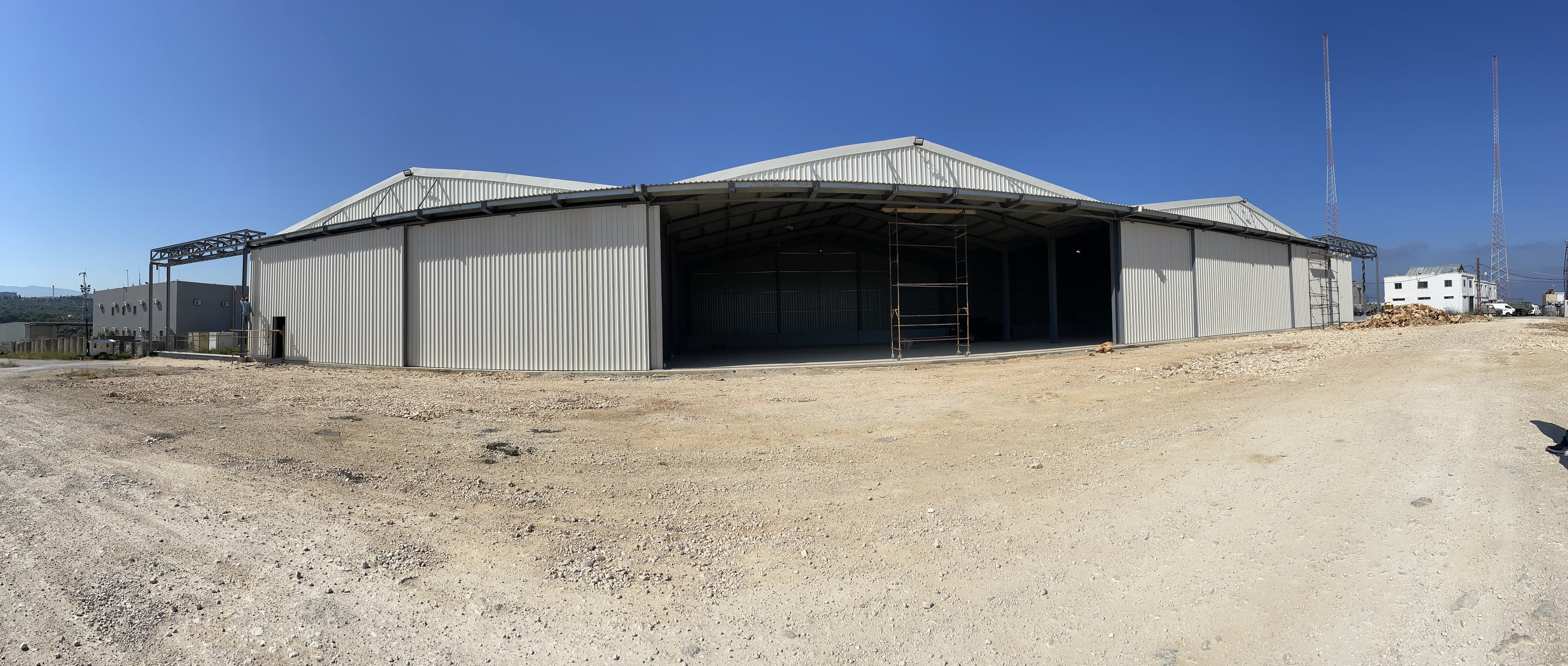 Construction of 3 Helicopter Hangars - Lebarmy Hamat Airbase